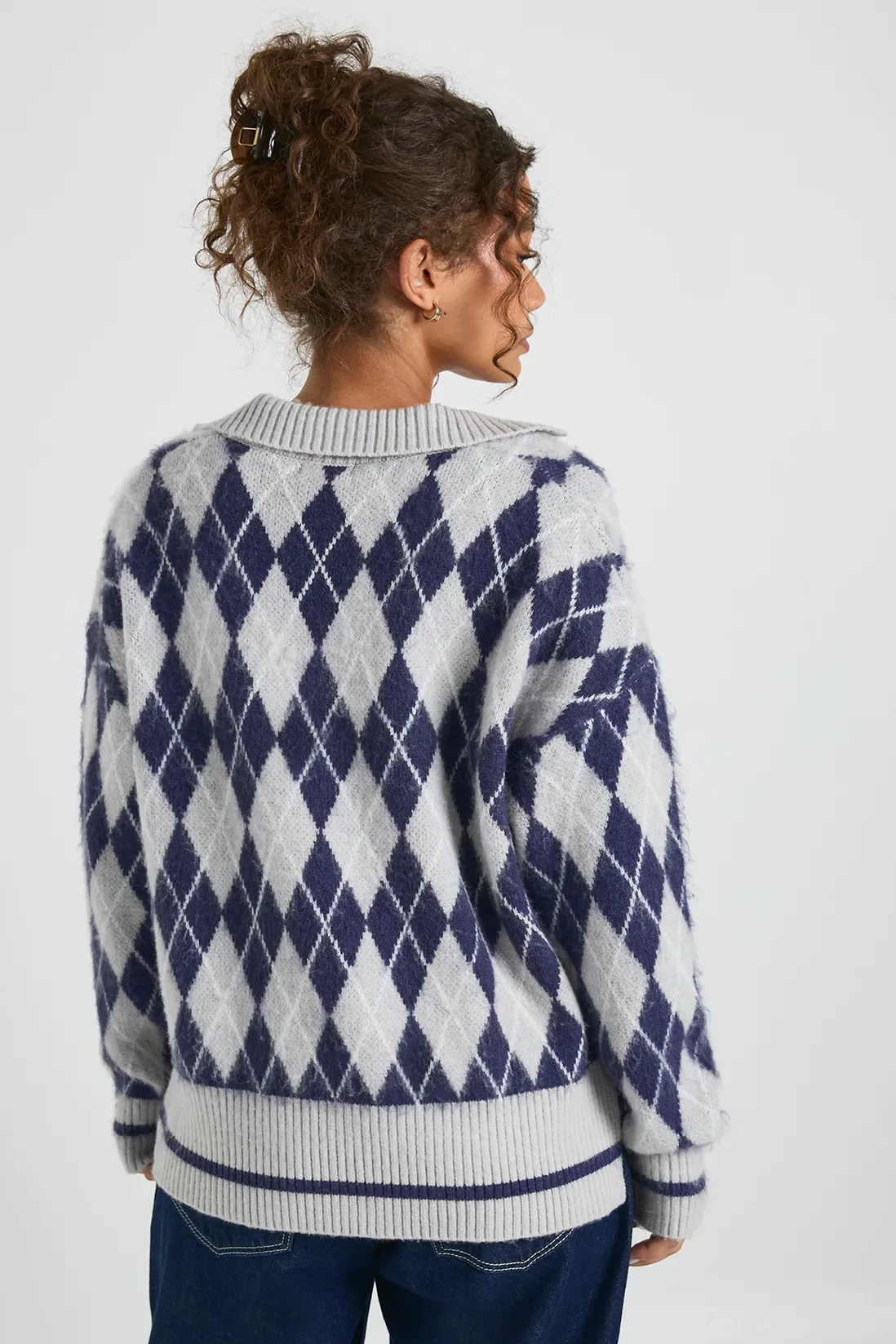 Pulover tricotat oversized