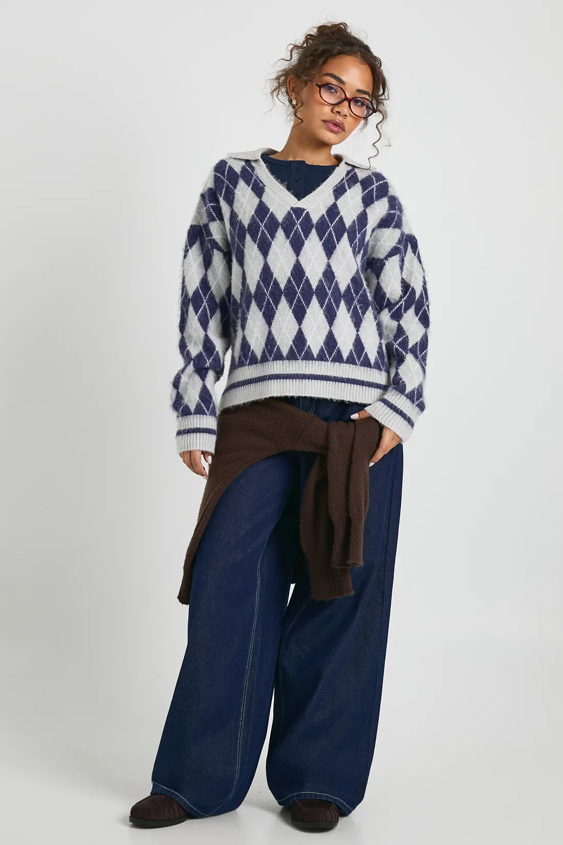 Pulover tricotat oversized - imagine 2